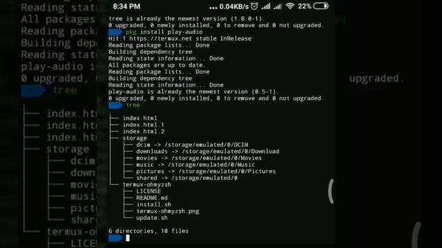 TERMUX - PLAY MUSIC (package:TREE & PLAY-AUDIO) смотреть онлайн