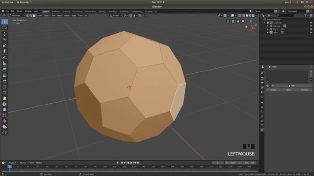 Blender 2.80 Beginners Tutorial: How To Create A Simple 3d Football. смотреть онлайн
