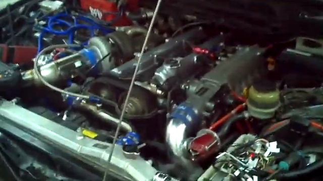 Lexus SG300 2jgte, gt35r, Autronic sm4, r500 idle run смотреть онлайн