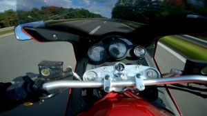 Suzuki RF 900 R 4th Gear Speed on the German Autobahn - RAW Sound