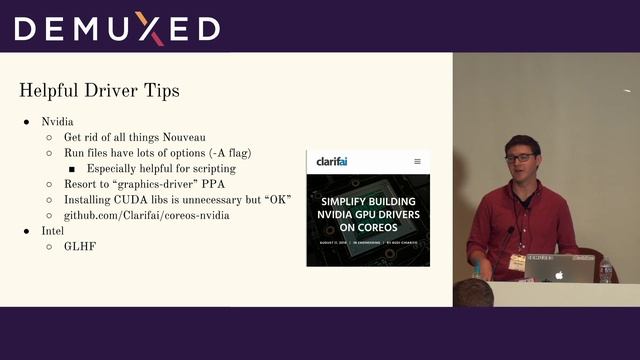Adam Brown, Mux - Hardware Encoding in a Container [DEMUXED 2016] смотреть онлайн