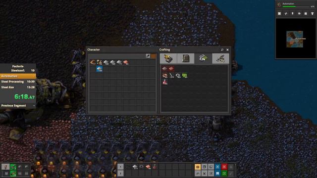 Factorio Steelaxe Speedrun in 12:35 смотреть онлайн
