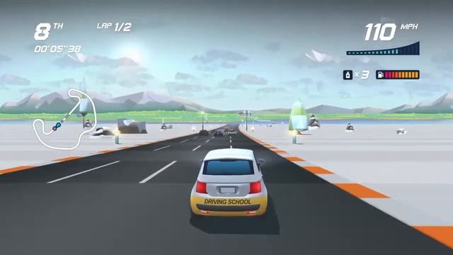 Horizon Chase Turbo: Rookie Series Playground 100% + Final Challenge W/ Rookie Improved смотреть онлайн