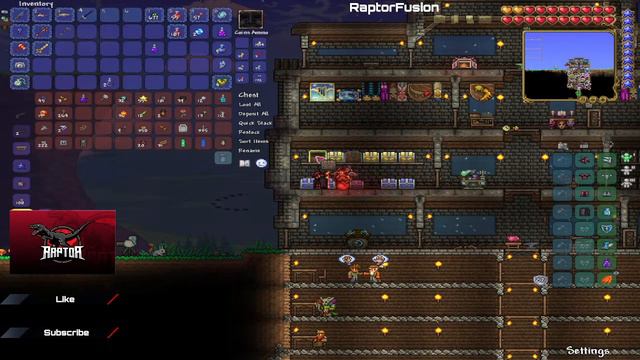 Pt.7 - Mining Chlorophyte in Terraria смотреть онлайн