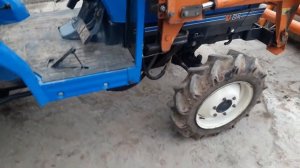 Как присоединить КУН Кубота к минитрактору Исеки ленд лидер 215