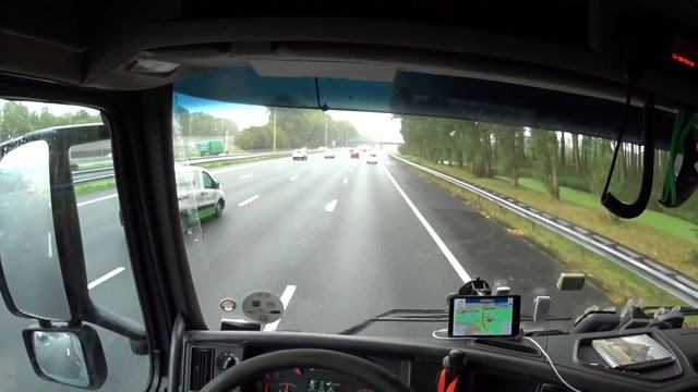 Загрузка китайской обувью в Rotterdam на Италию / 2200 км и мы в Неаполе. смотреть онлайн