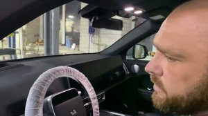 Режим мойки в центральном мониторе. Пороги АТС lixiang L7 / L9