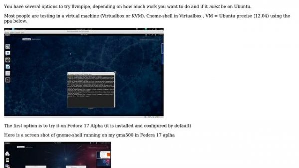 Ubuntu: How to install LLVMpipe?