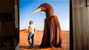 ПТИЦА ИЗ МЕМА 2027 ГОДА В ПУСТЫНЕ! // Мем 2027 года теперь в пустыне