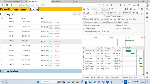 Part 27 React Tutorial | Axios CURD operations | Backend integration |GET | POST | PUT | Delete Dem смотреть онлайн