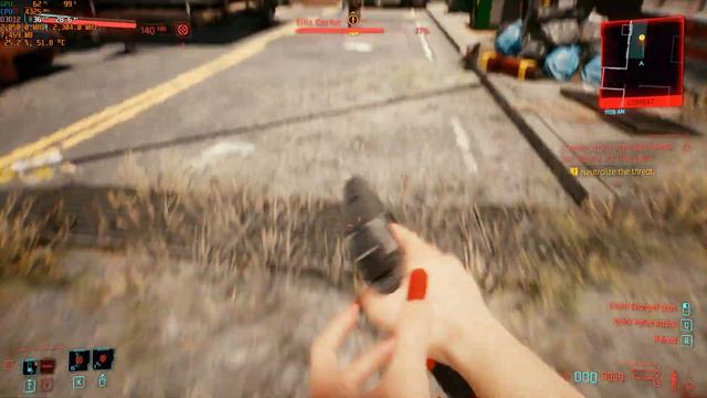 Cyberpunk 2077 GTX 1060 RYZEN 5 3600 HIGH v1.4 driving around, repeatedly failing first fight смотреть онлайн