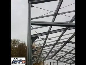 Монтаж каркаса ЛСТК