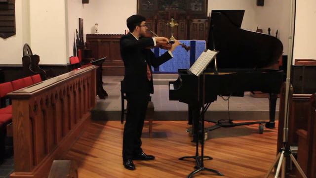"Siciliana" from Sonata no. 1 for violin by J.S. Bach смотреть онлайн