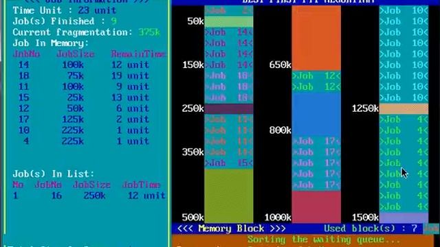 Memory Management Simulation смотреть онлайн