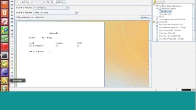 Using Pentaho Data Integration as a Data Source in Report Designer Using Parameters смотреть онлайн