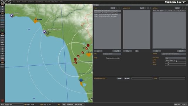 DCS World Editor - Creating Radio Triggers смотреть онлайн