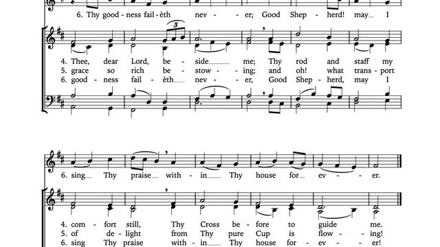 The King of Love My Shepherd Is (A, T, B, Descant) смотреть онлайн