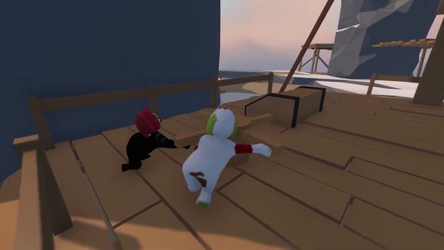 Зимняя карта ▶ Human Fall Flat ◀ КООП смотреть онлайн