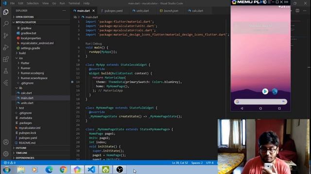 BUILD MOBILE APPS WITH FLUTTER | Calculator| Timer смотреть онлайн