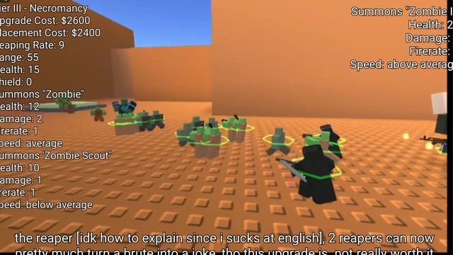 reaper review (out dated) | World Tower Defense (roblox) смотреть онлайн