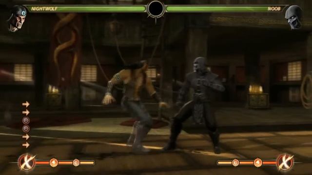 Mortal Kombat- Nightwolf и его комбо смотреть онлайн