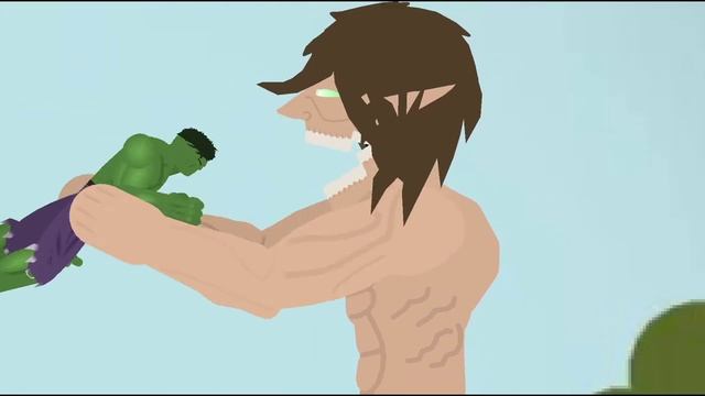 stick nodes part 2 attack on titan vs hulk harshvardhan akshay HD 1080p video animation смотреть онлайн