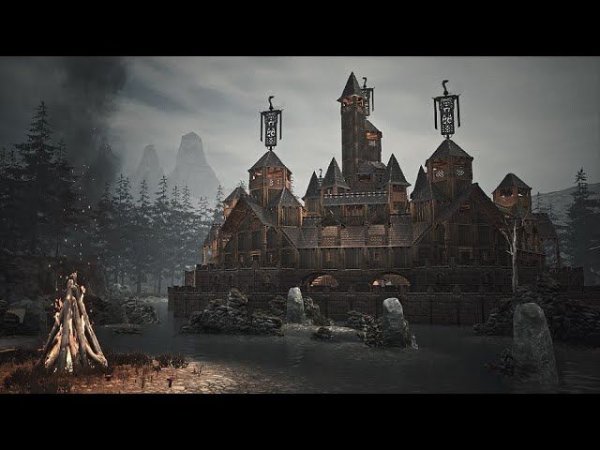 How To Build A Dark Fantasy Clan Castle [ timelapse ] - Conan Exiles Age Of Sorcery