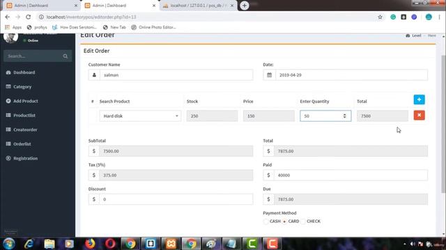 105 | Create Order part 25 edit order 4| PHP 8||#code смотреть онлайн