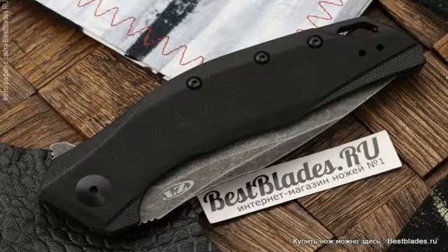 Нож Zero Tolerance 0357BW (CPM-20CV, blackwash, рукоять G10) смотреть онлайн