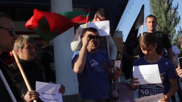Акция «Ночных волков» возле кинотеатра «Тирасполь» смотреть онлайн