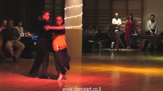 danceart-italian dance party 29.06.12,pasodoble-Elice (10.5years old)&Daniel(10.5years old) смотреть онлайн