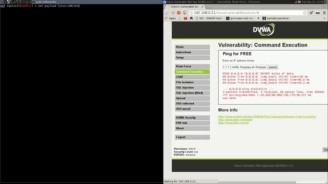 DVWA - Spawning a Bind Shell from Remote Command Execution смотреть онлайн