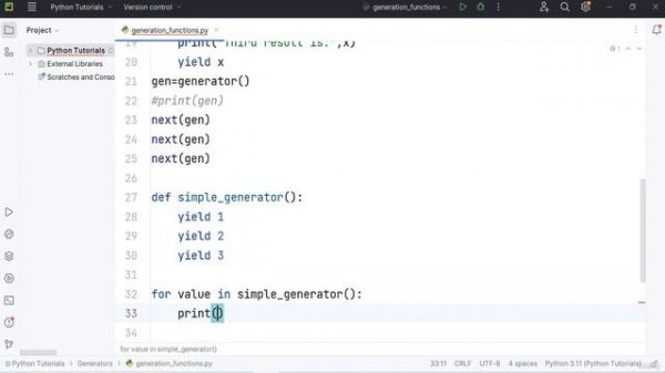 Day 29 - 44 - Python Decorators Chaining Decorators Decorators with Parameters Generators