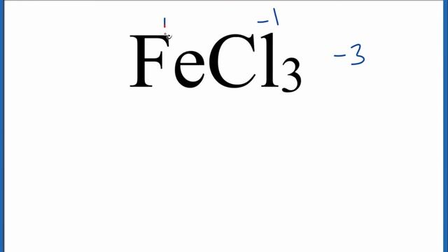 How to find the Oxidation Number for Fe in FeCl3 смотреть онлайн