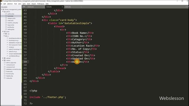 PHP Project On Library Management System - Fetch Book Data & Load in Datatables - 18 смотреть онлайн