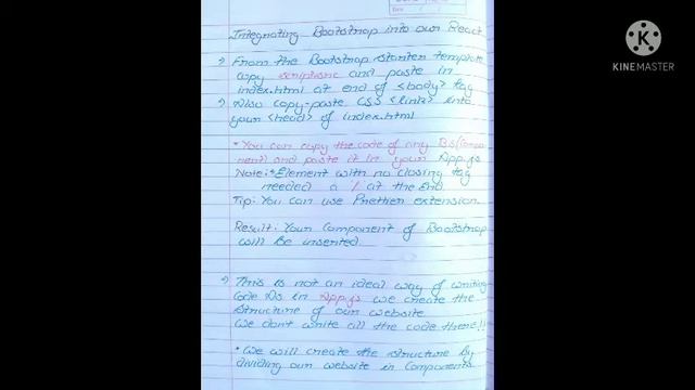 ReactJS Handwritten notes| Code with harry lecture смотреть онлайн