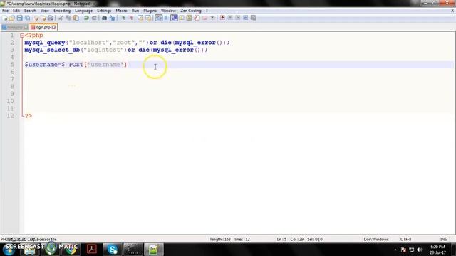 Simple php login and logout script using php session and database using MySQL-part 1 смотреть онлайн