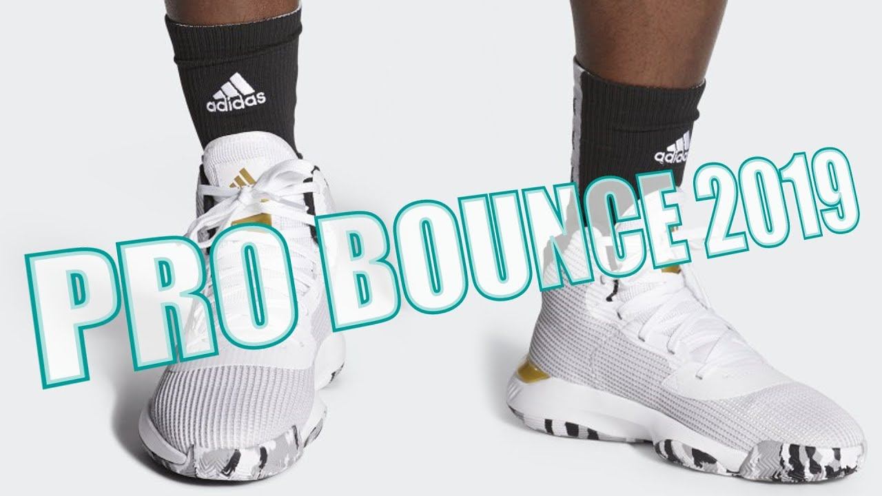 Adidas Pro Bounce 2019. Отличные кроссовки для Волейбола и баскетбола. Адидас ПРО БОУНС смотреть онлайн