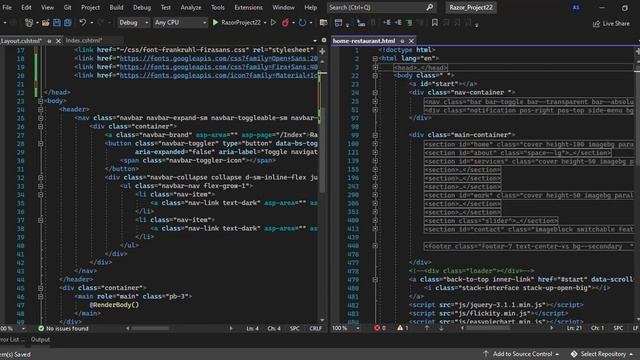 How to setup bootstrap template (single website) in Razor Pages (Video 3) смотреть онлайн