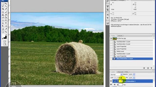 Getting Greener Grass and Bluer Skies in Photoshop смотреть онлайн