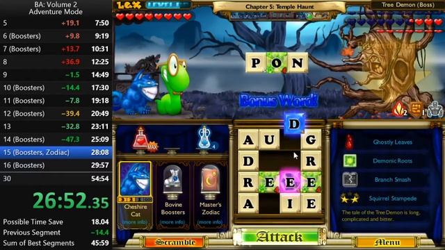 Adventure in 52:54 - Bookworm Adventures 2 (Speedrun) смотреть онлайн
