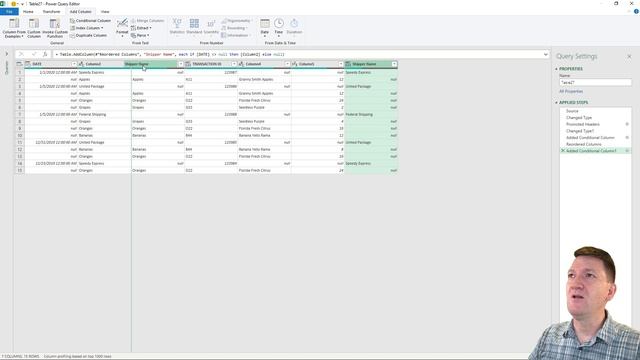 Microsoft Excel Power Query Cleaning Nested Data with Conditional Columns and Fill Command смотреть онлайн