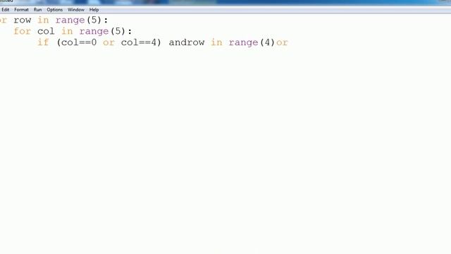 python pattern program to print U by using for loop & and improve your coding skills смотреть онлайн