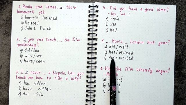 Тест по Present Perfect и Past Simple с объяснением | 10 предложений с разбором | Learn English смотреть онлайн