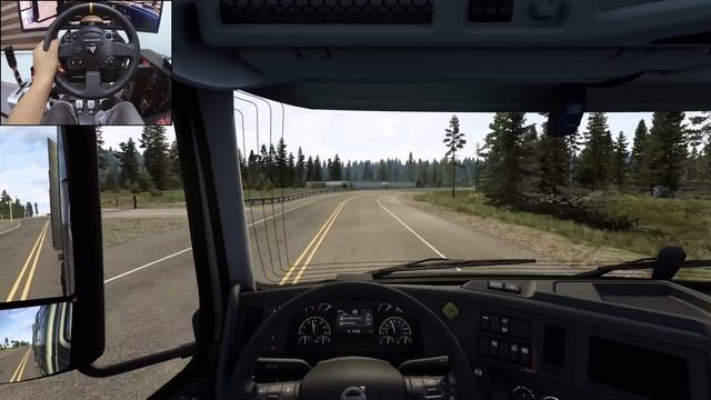 Volvo VNL - American Truck Simulator | Thrustmaster TX смотреть онлайн