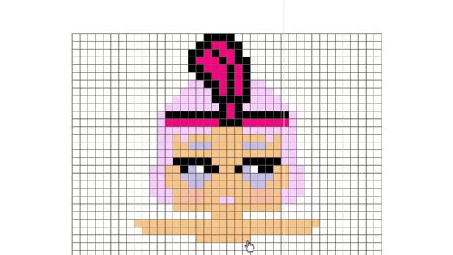How to Draw! LOL Surprise SHOWBABY! PIXEL ART! КАК НАРИСОВАТЬ КУКЛУ ЛОЛ ШОУБЕБИ ПО КЛЕТОЧКАМ! смотреть онлайн
