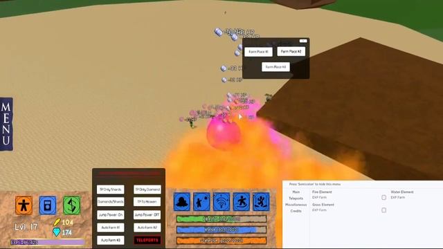 New Elemental Battlegrounds Auto Farm Script GUI - Crystal Farm No Cooldown Skills, Working смотреть онлайн
