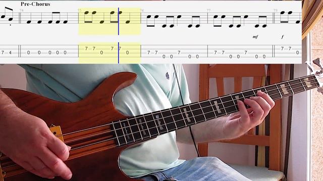 The Police - De Do Do Do, De Da Da Da. Bass Cover with TAB смотреть онлайн