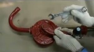 Ручной роторный бочковый насос GROZ