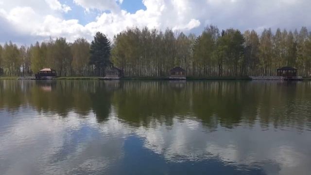 Обзор НОВОЙ беседки "На воде" и Дальний пруд смотреть онлайн